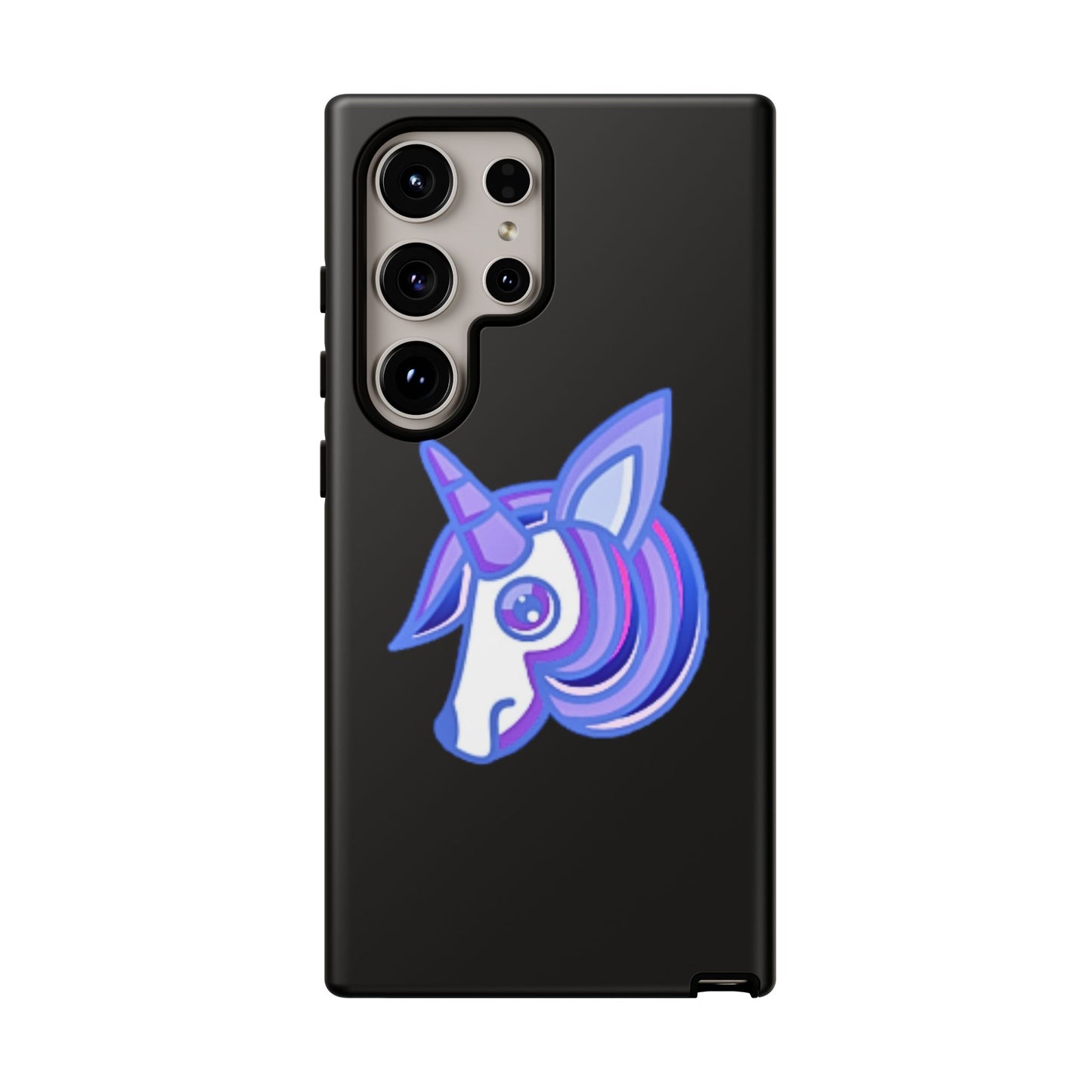 Gothic Unicorn Hard Phone Case for I Phone and Galaxy