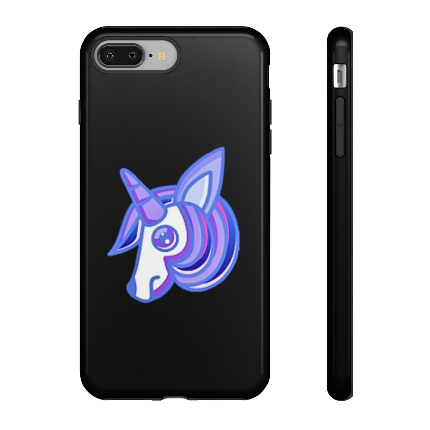 Gothic Unicorn Hard Phone Case for I Phone and Galaxy