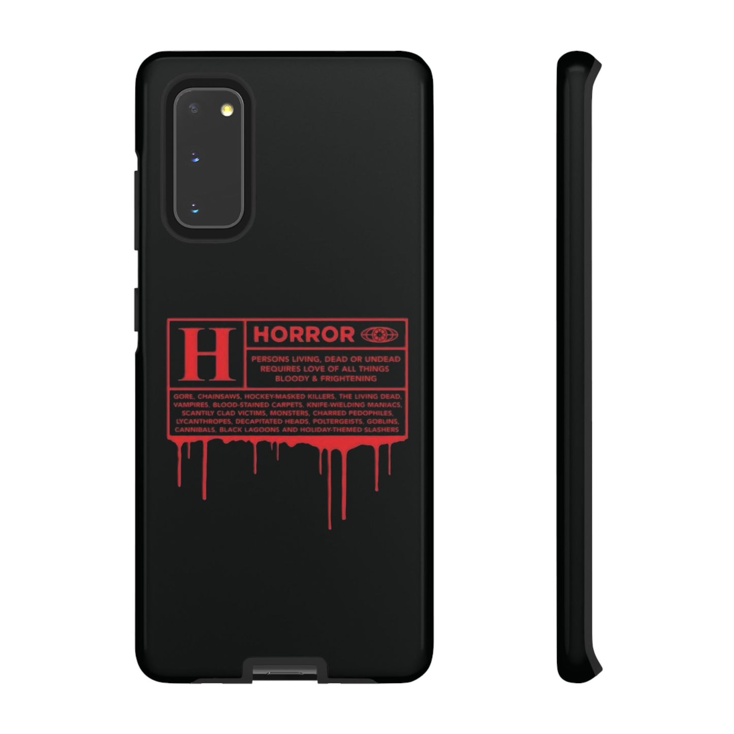 Horror Movie Rating Phone Case