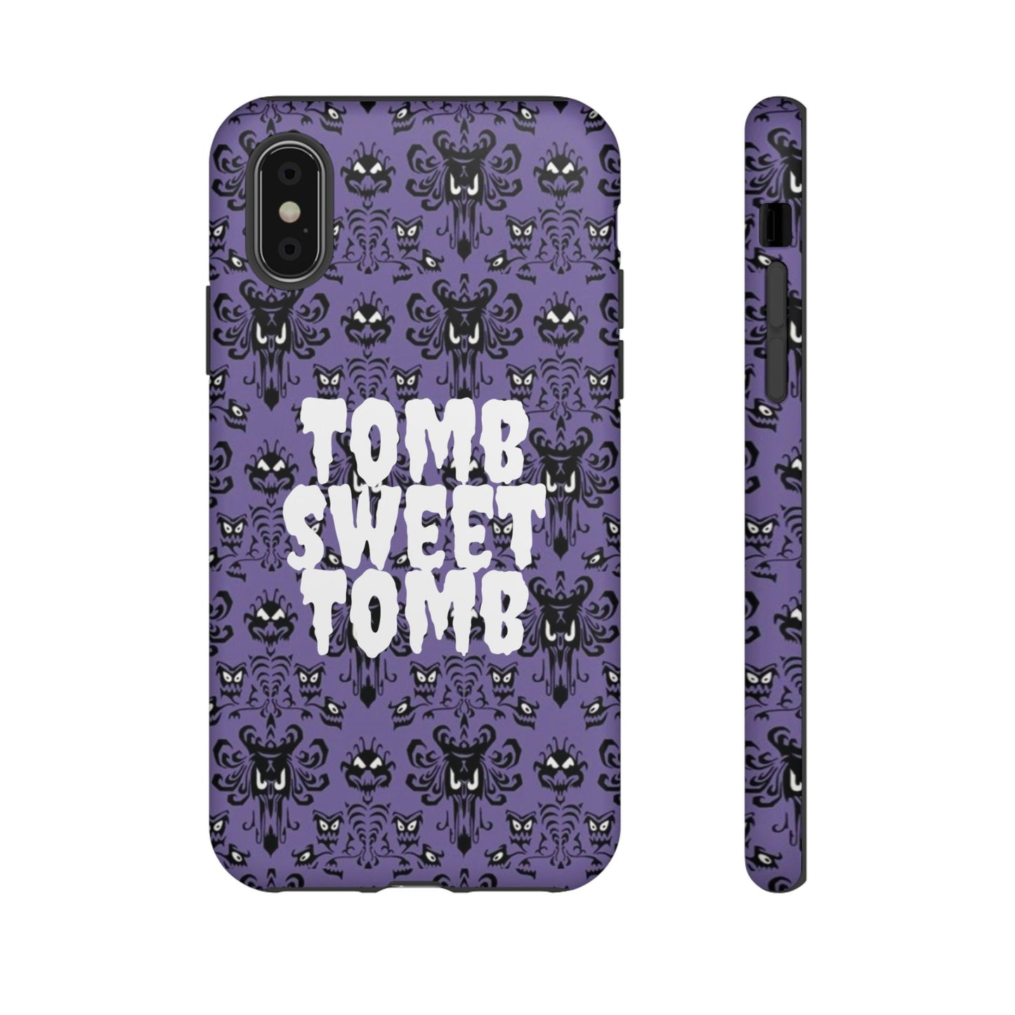 Phone Case - Disney Haunted Mansion Wallpaper Tomb Sweet Tomb