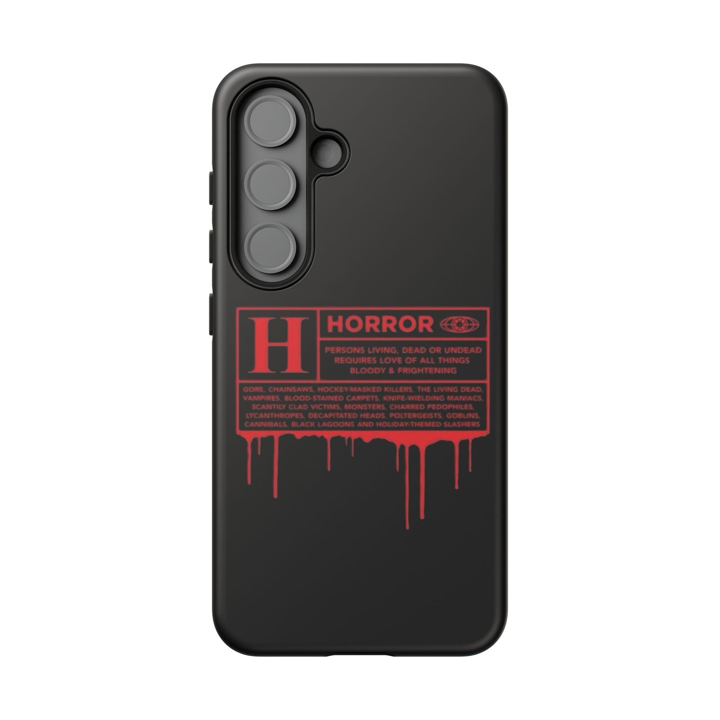 Horror Movie Rating Phone Case