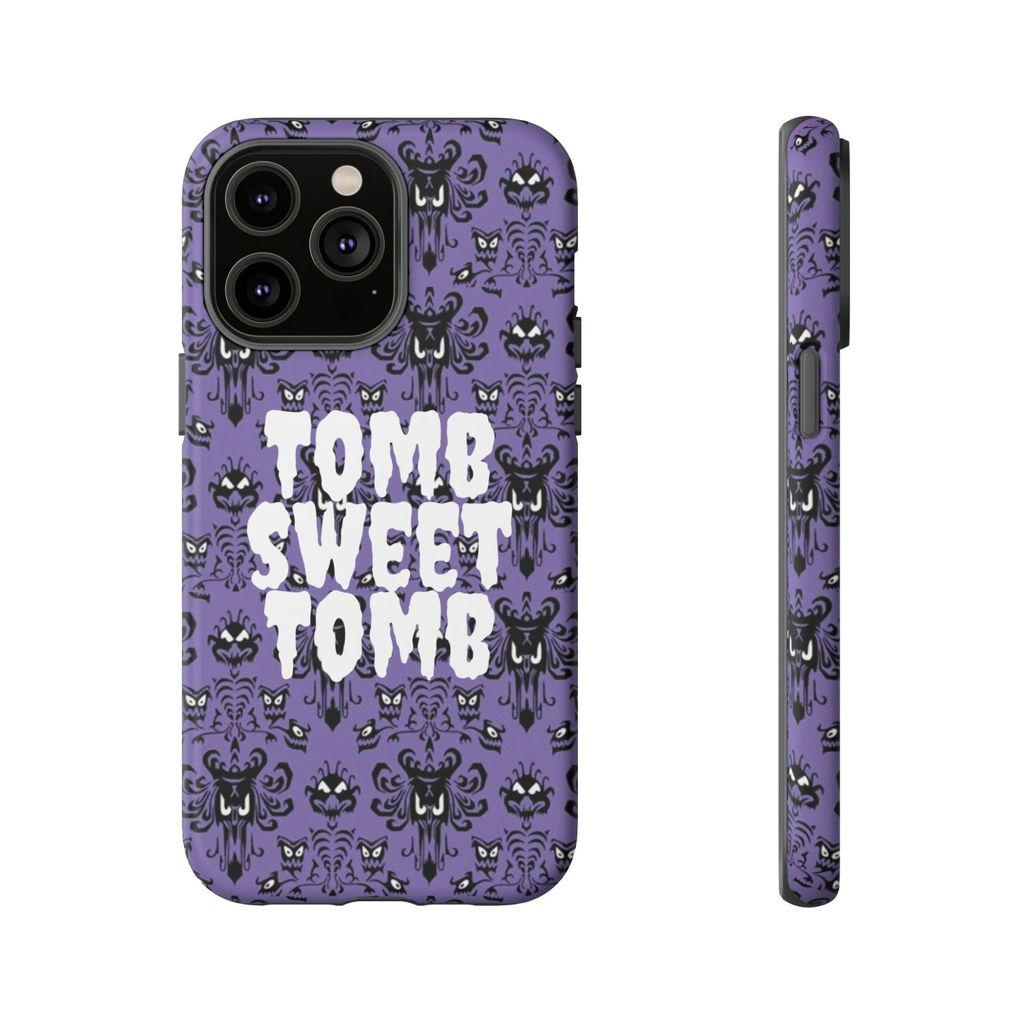 Phone Case - Disney Haunted Mansion Wallpaper Tomb Sweet Tomb