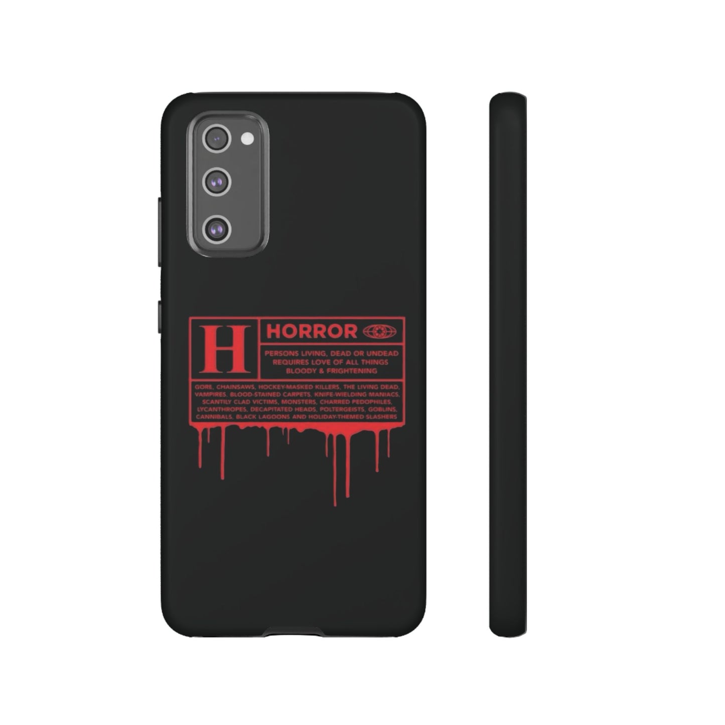 Horror Movie Rating Phone Case