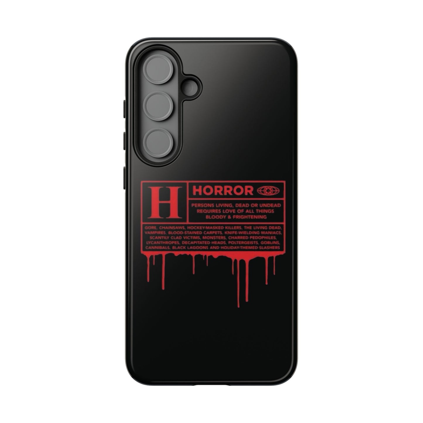 Horror Movie Rating Phone Case