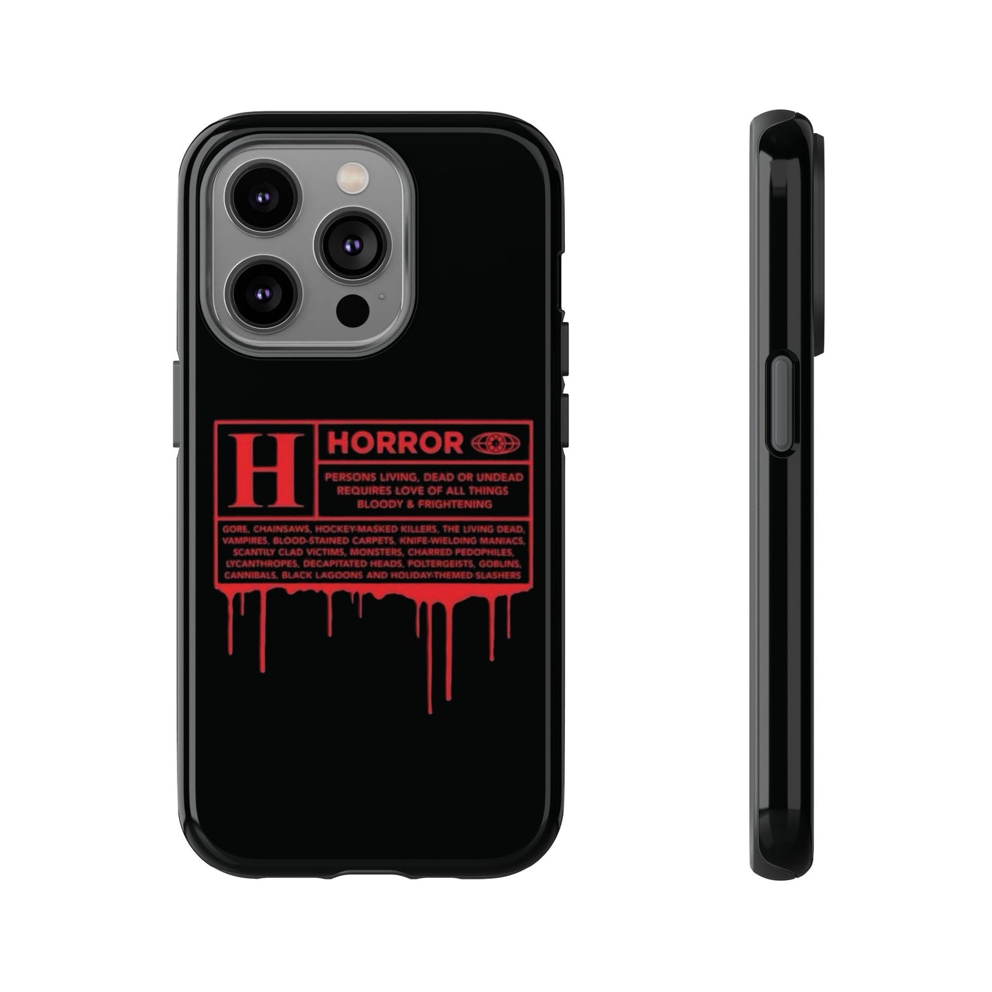 Horror Movie Rating Phone Case