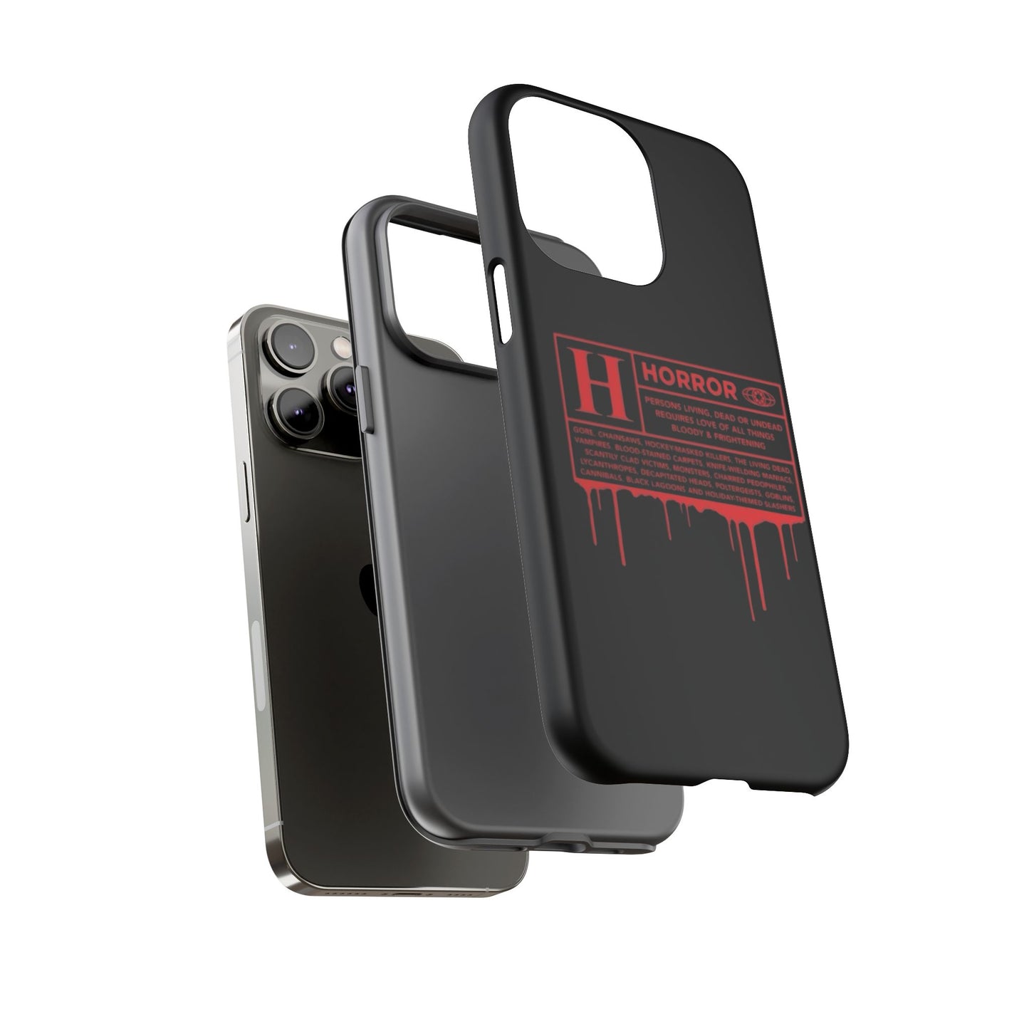 Horror Movie Rating Phone Case