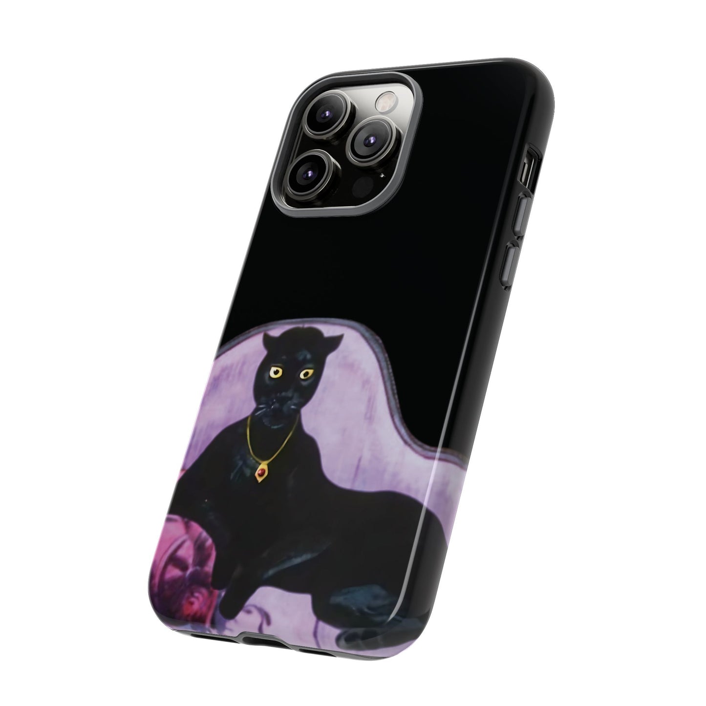 Haunted Mansion Panther Cat Lady Phone Case IPhone and Galaxy