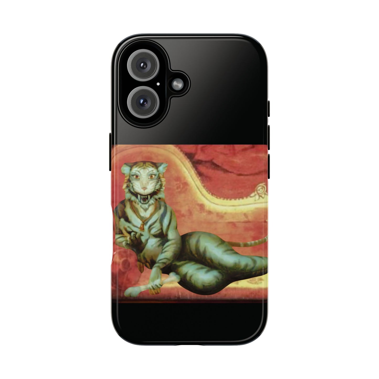 Phone Case - Tiger Lady Changing Portrait Disney Haunted Mansion Hallway Galaxy and iPhone