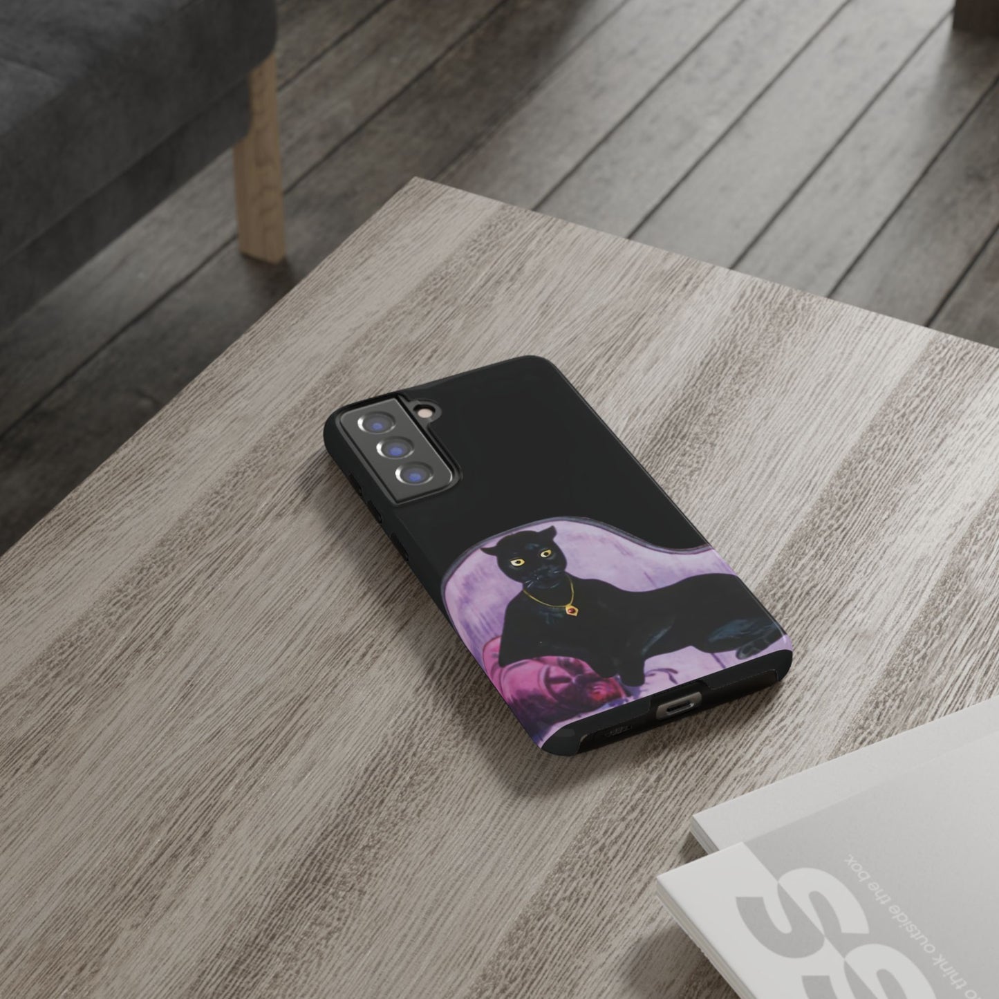 Haunted Mansion Panther Cat Lady Phone Case IPhone and Galaxy