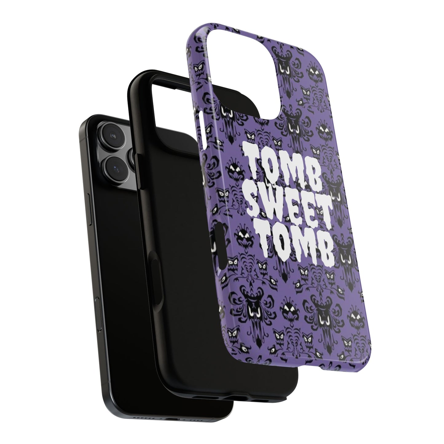 Phone Case - Disney Haunted Mansion Wallpaper Tomb Sweet Tomb