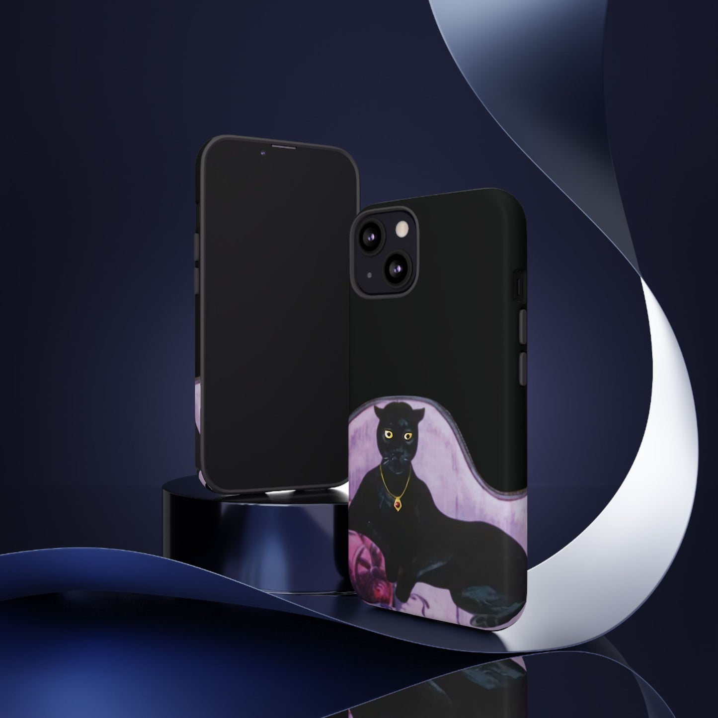 Haunted Mansion Panther Cat Lady Phone Case IPhone and Galaxy