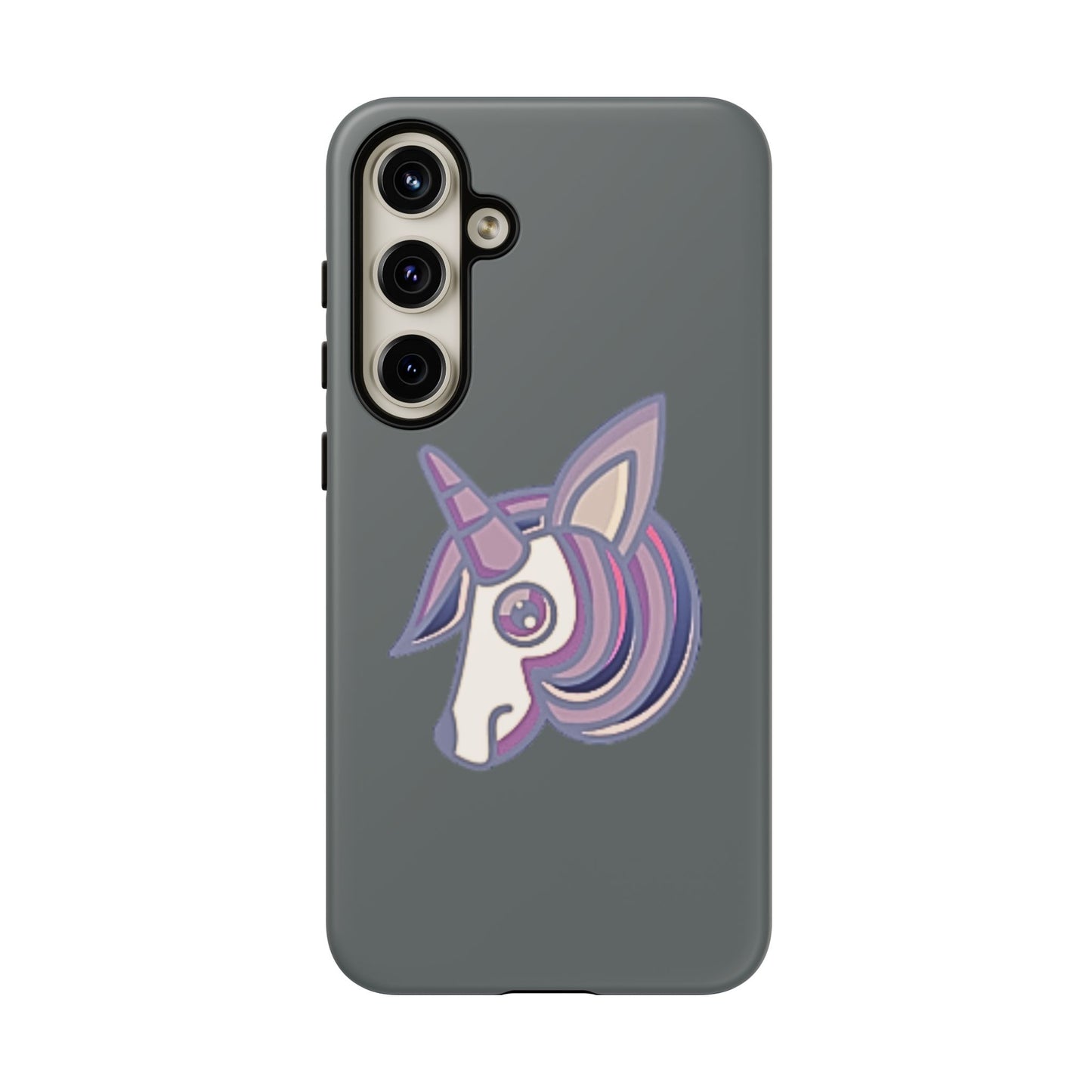 Gothic Unicorn Hard Phone Case for I Phone and Galaxy