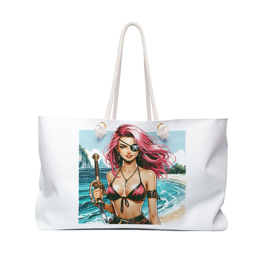 Pirate Girl Weekender Beach Bag