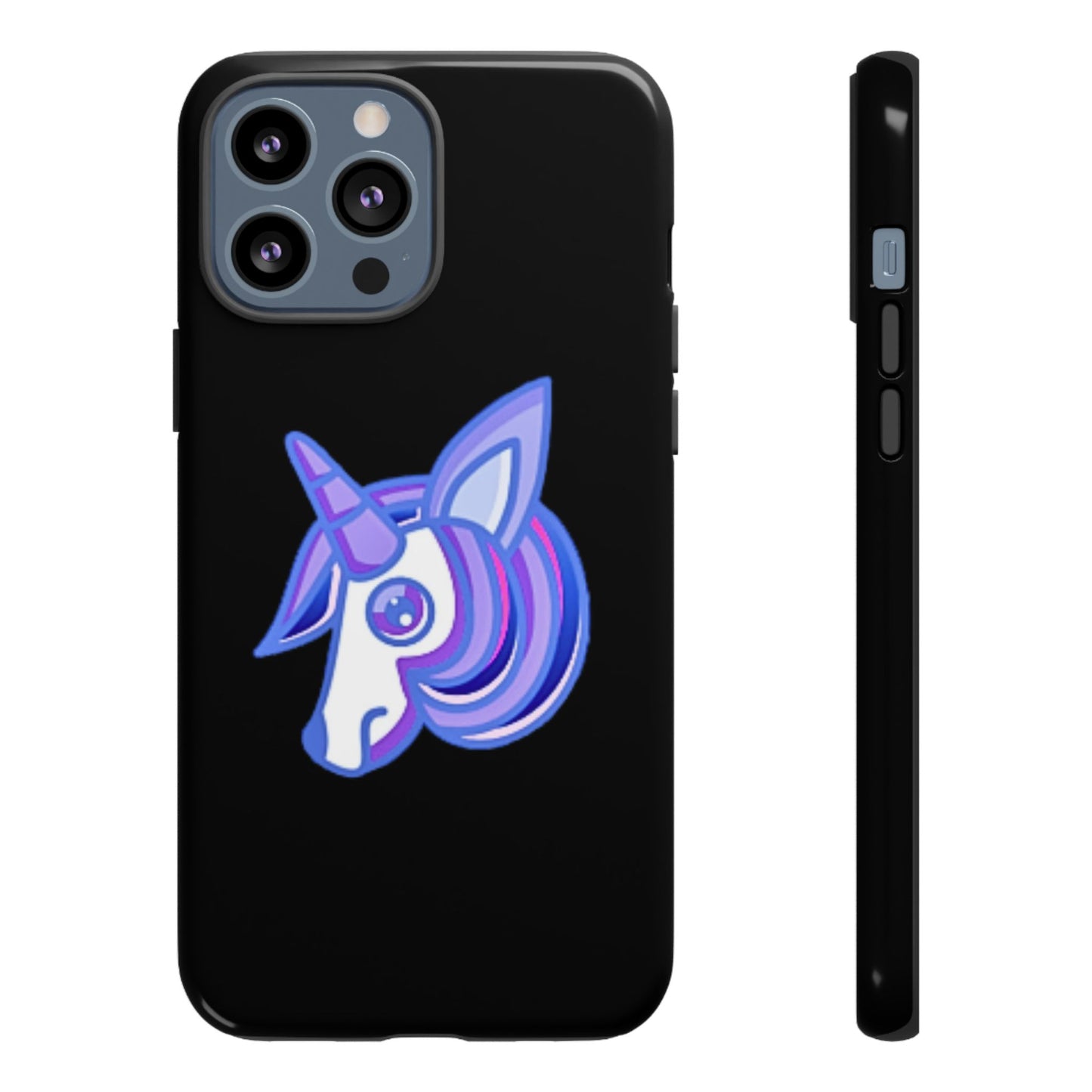 Gothic Unicorn Hard Phone Case for I Phone and Galaxy