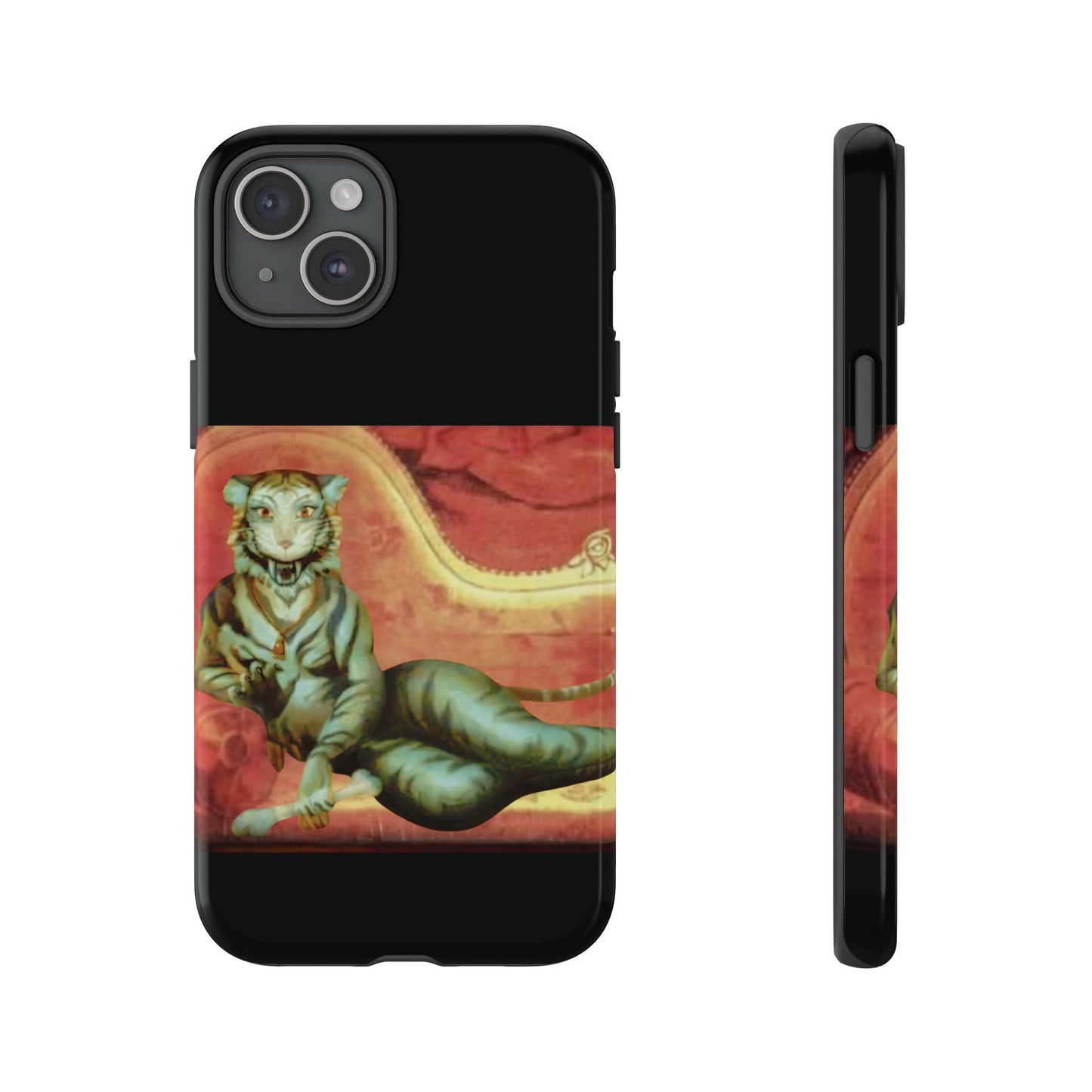 Phone Case - Tiger Lady Changing Portrait Disney Haunted Mansion Hallway Galaxy and iPhone