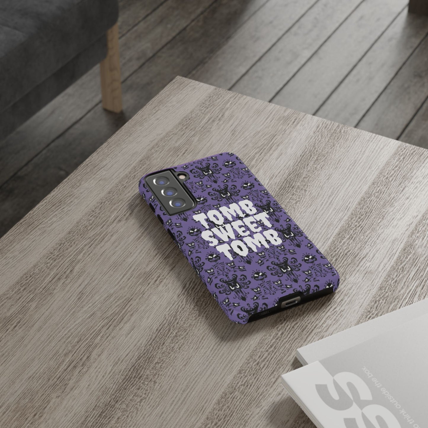 Phone Case - Disney Haunted Mansion Wallpaper Tomb Sweet Tomb