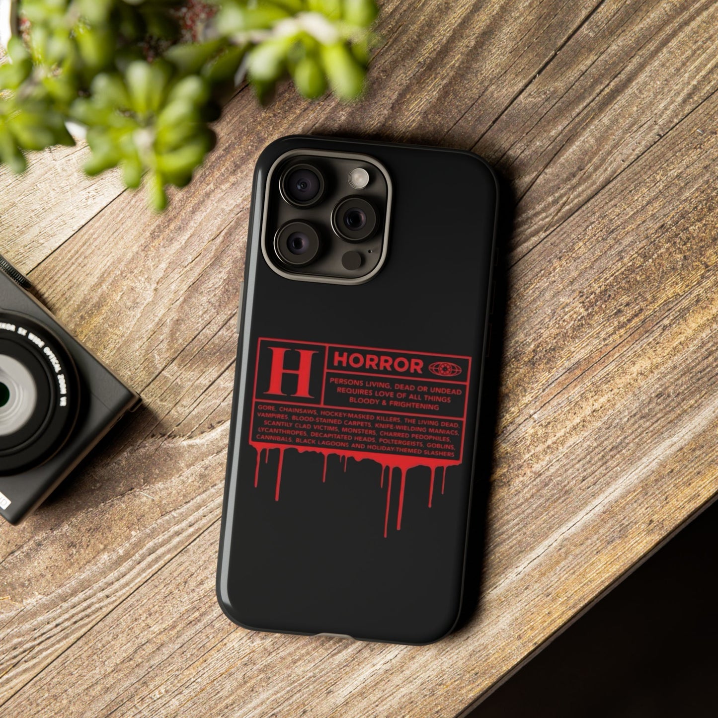 Horror Movie Rating Phone Case