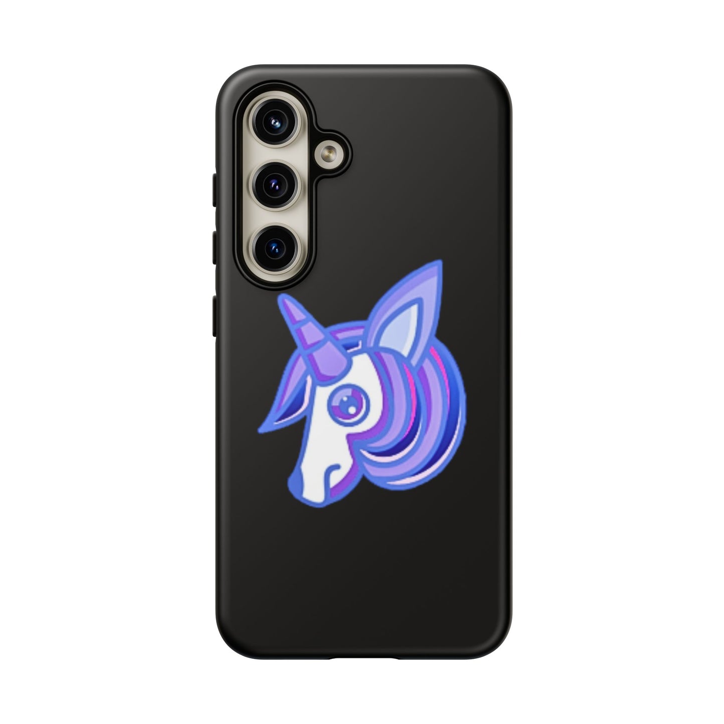 Gothic Unicorn Hard Phone Case for I Phone and Galaxy