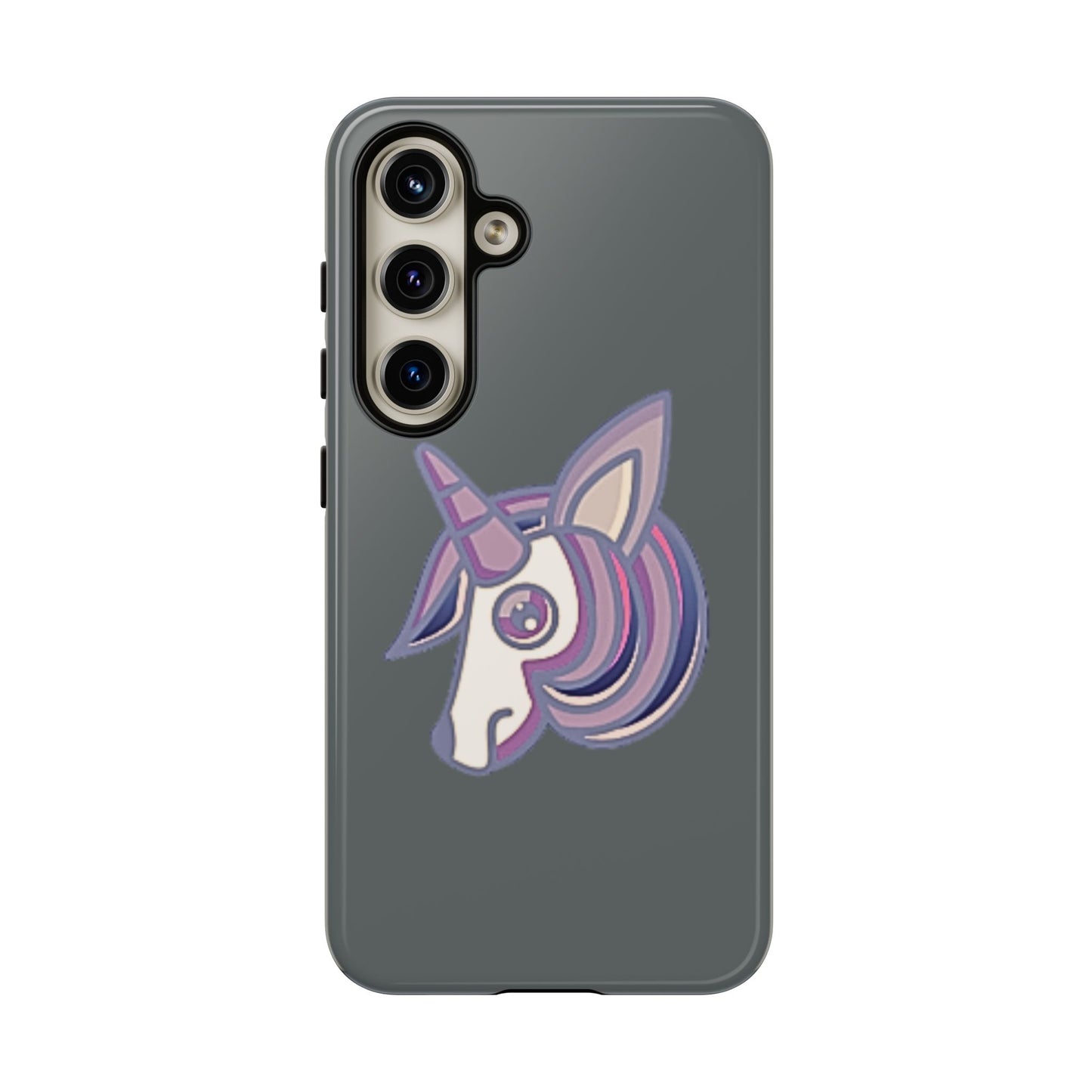 Gothic Unicorn Hard Phone Case for I Phone and Galaxy