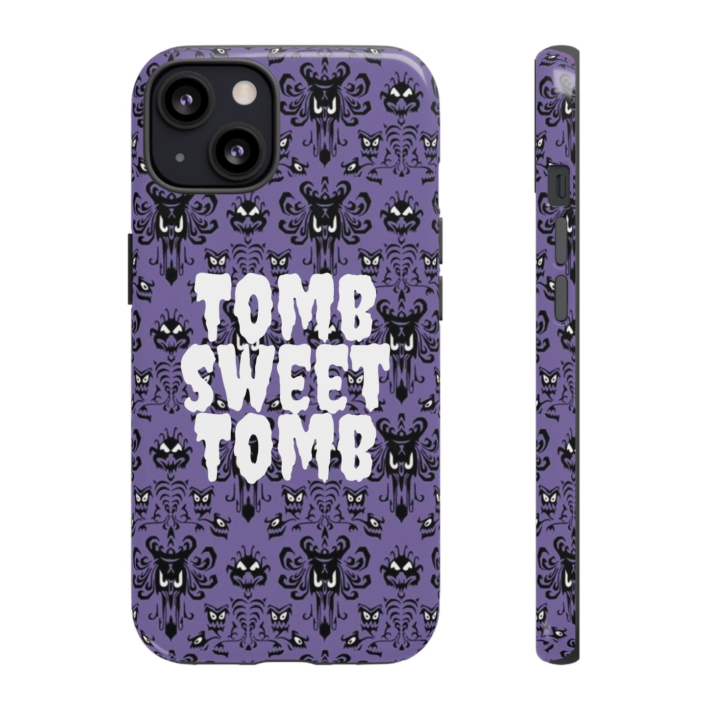 Phone Case - Disney Haunted Mansion Wallpaper Tomb Sweet Tomb