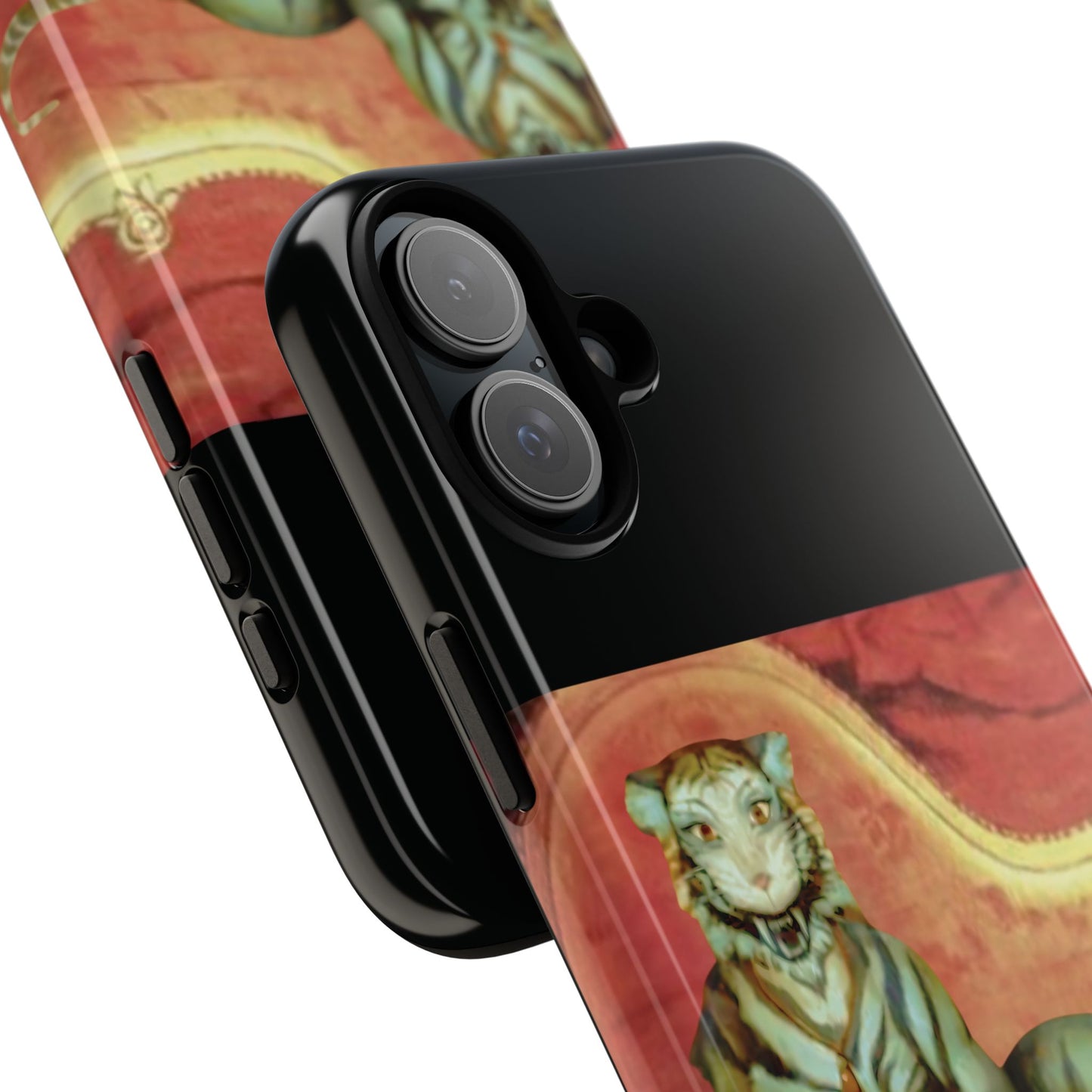 Phone Case - Tiger Lady Changing Portrait Disney Haunted Mansion Hallway Galaxy and iPhone