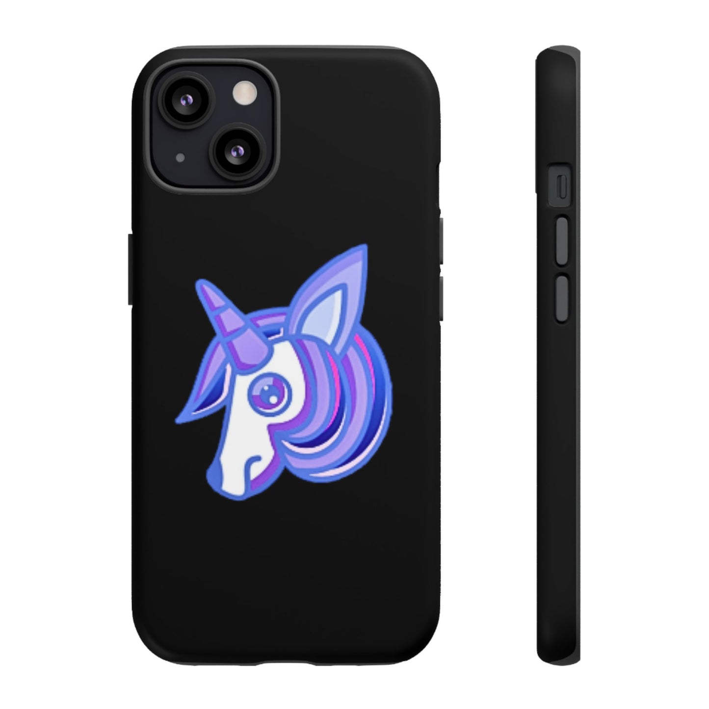 Gothic Unicorn Hard Phone Case for I Phone and Galaxy