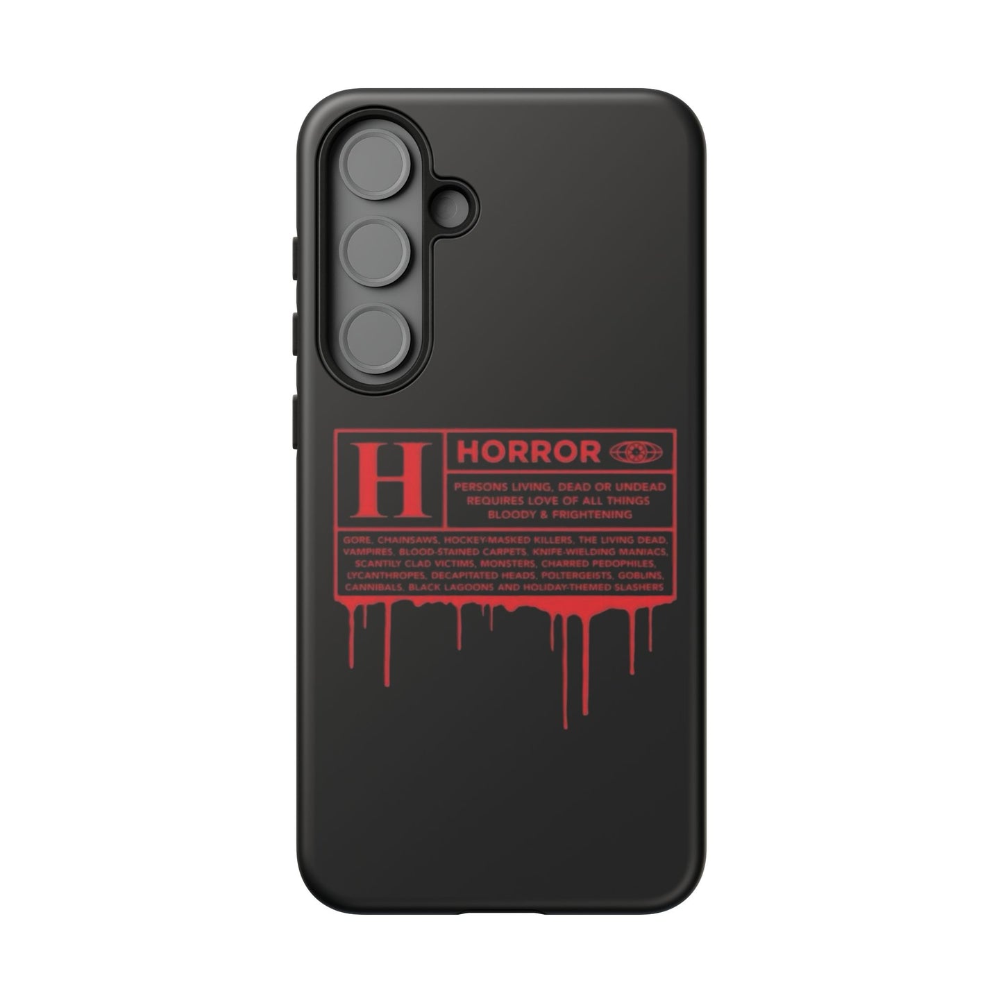 Horror Movie Rating Phone Case