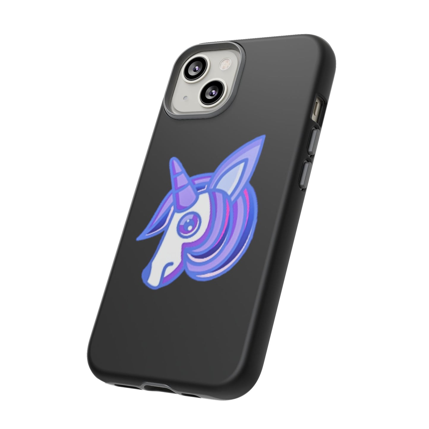 Gothic Unicorn Hard Phone Case for I Phone and Galaxy