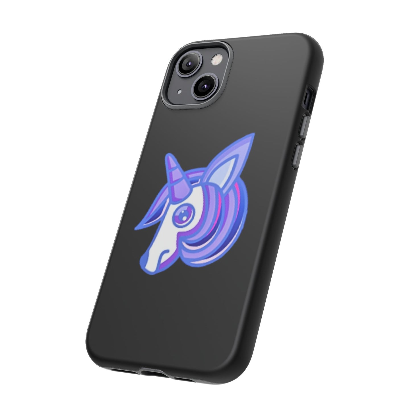 Gothic Unicorn Hard Phone Case for I Phone and Galaxy