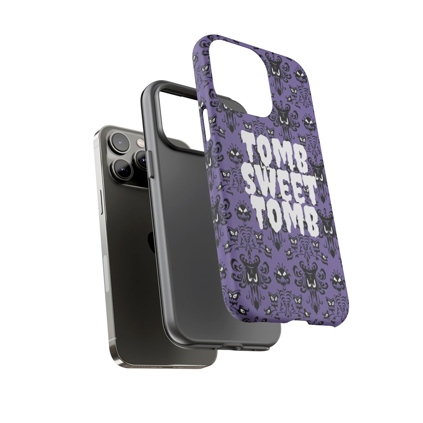 Phone Case - Disney Haunted Mansion Wallpaper Tomb Sweet Tomb