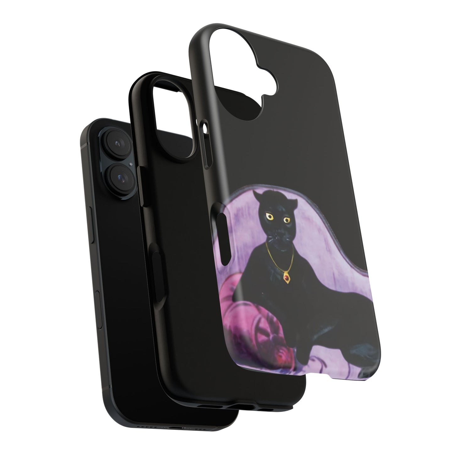 Haunted Mansion Panther Cat Lady Phone Case IPhone and Galaxy