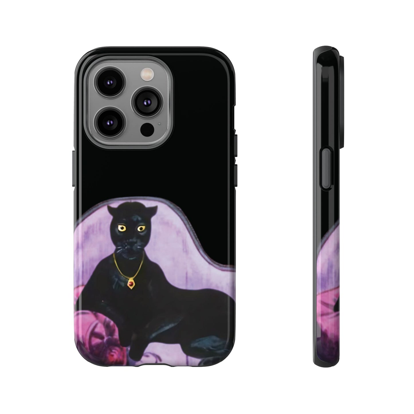 Haunted Mansion Panther Cat Lady Phone Case IPhone and Galaxy