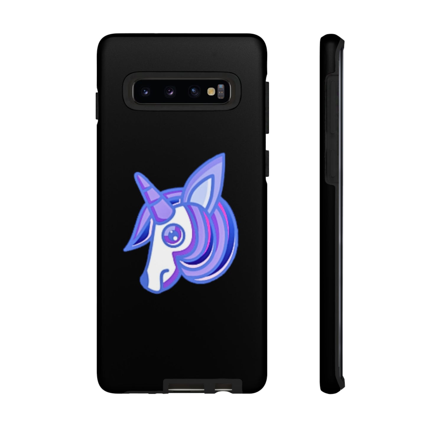 Gothic Unicorn Hard Phone Case for I Phone and Galaxy