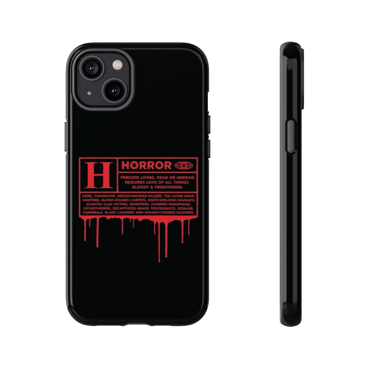 Horror Movie Rating Phone Case