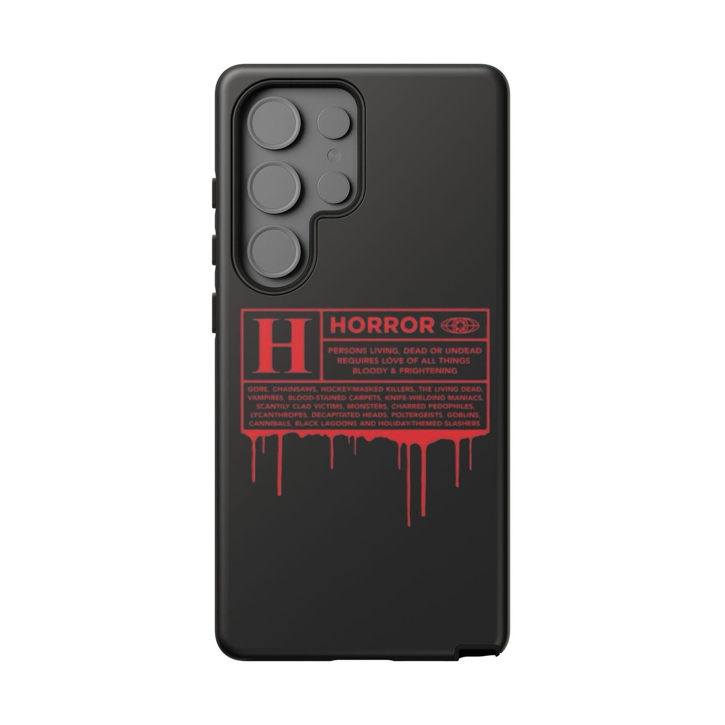 Horror Movie Rating Phone Case