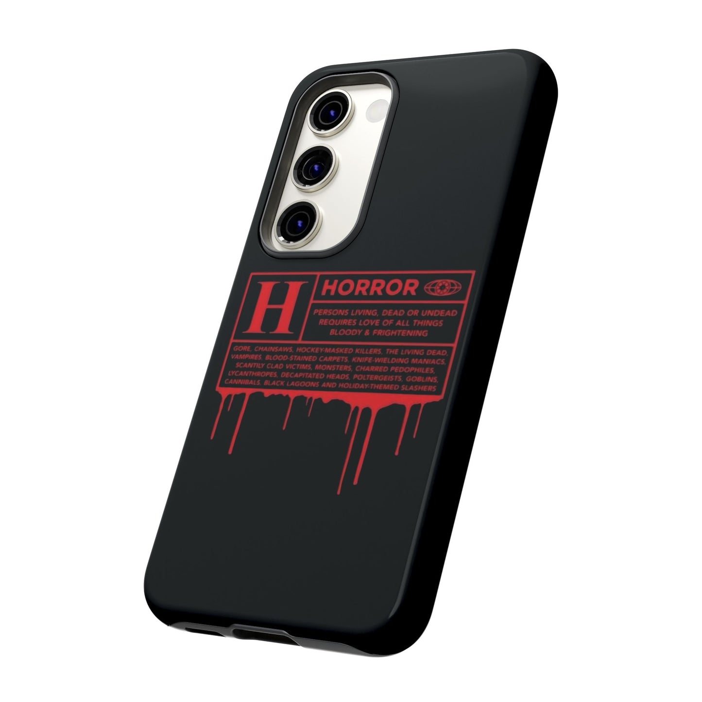 Horror Movie Rating Phone Case