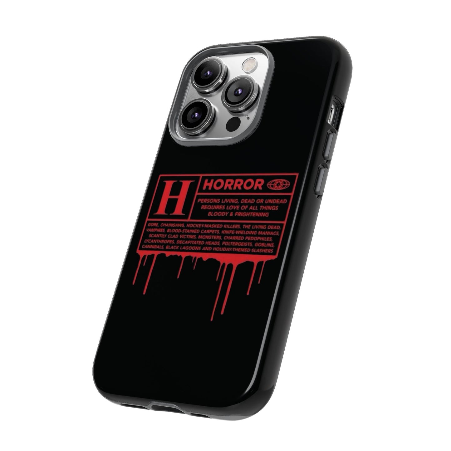 Horror Movie Rating Phone Case