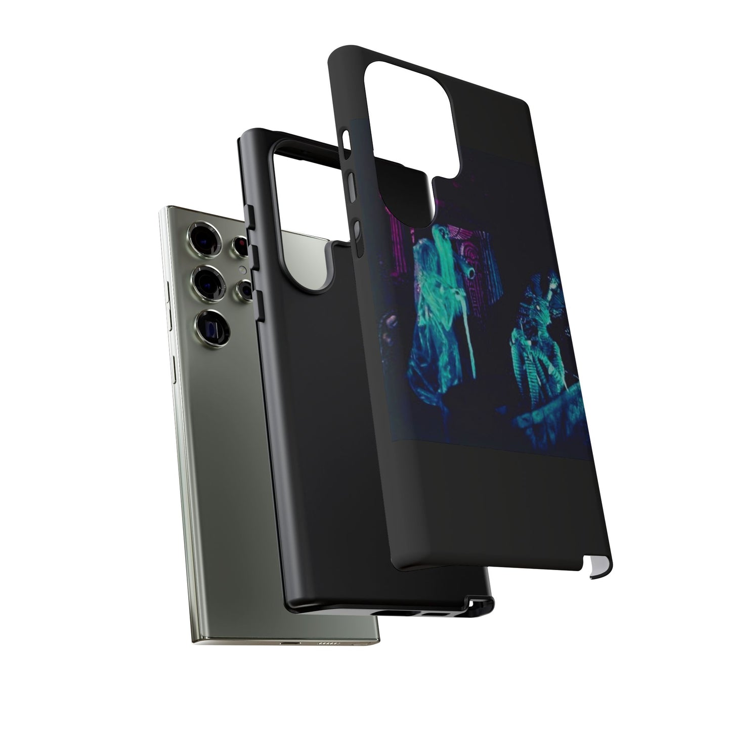 Haunted Mansion Mummy Scene Hard Phone Case for iPhone and Galaxy