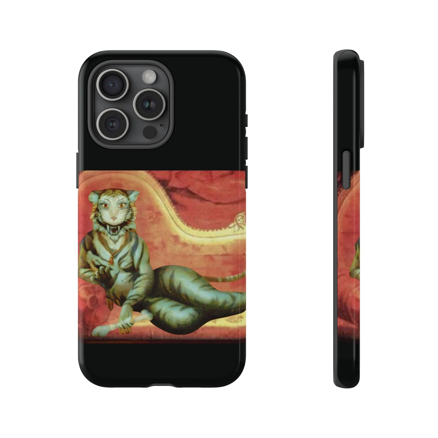 Phone Case - Tiger Lady Changing Portrait Disney Haunted Mansion Hallway Galaxy and iPhone