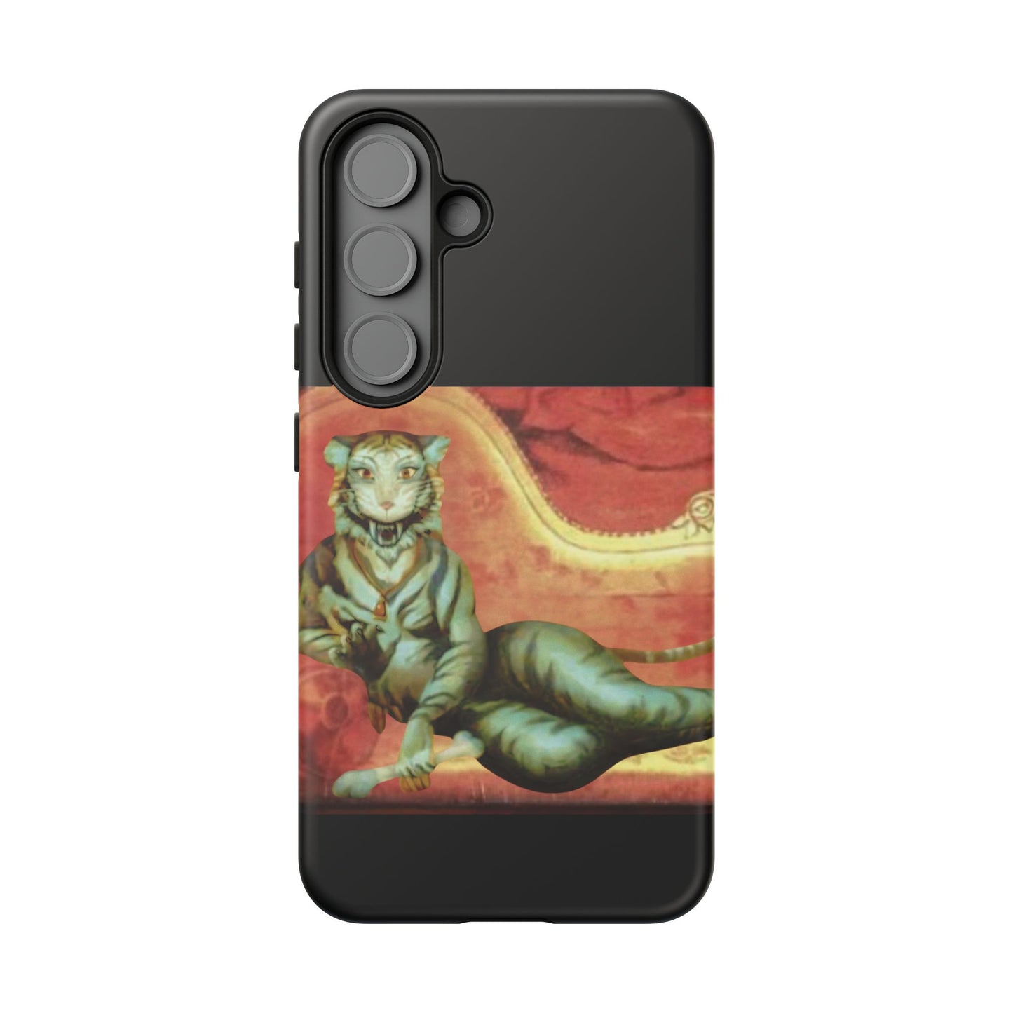 Phone Case - Tiger Lady Changing Portrait Disney Haunted Mansion Hallway Galaxy and iPhone