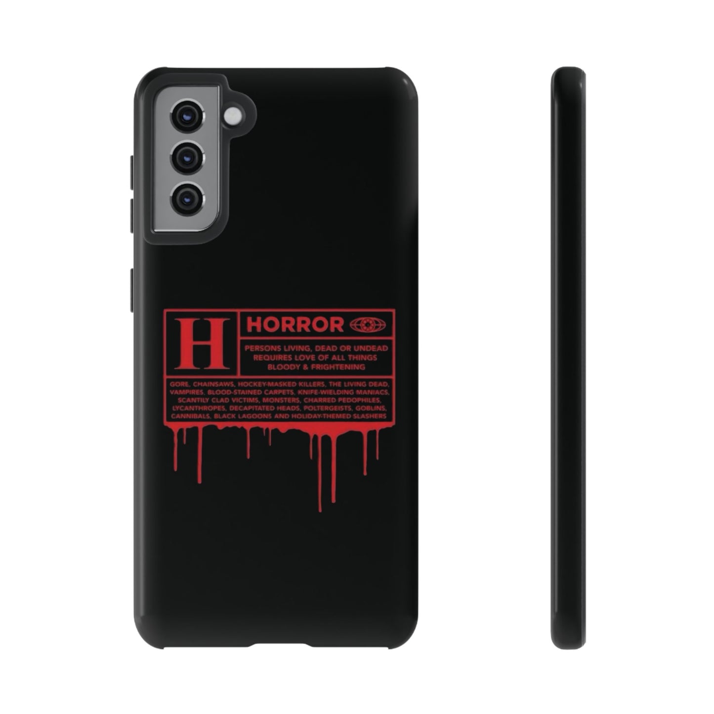 Horror Movie Rating Phone Case