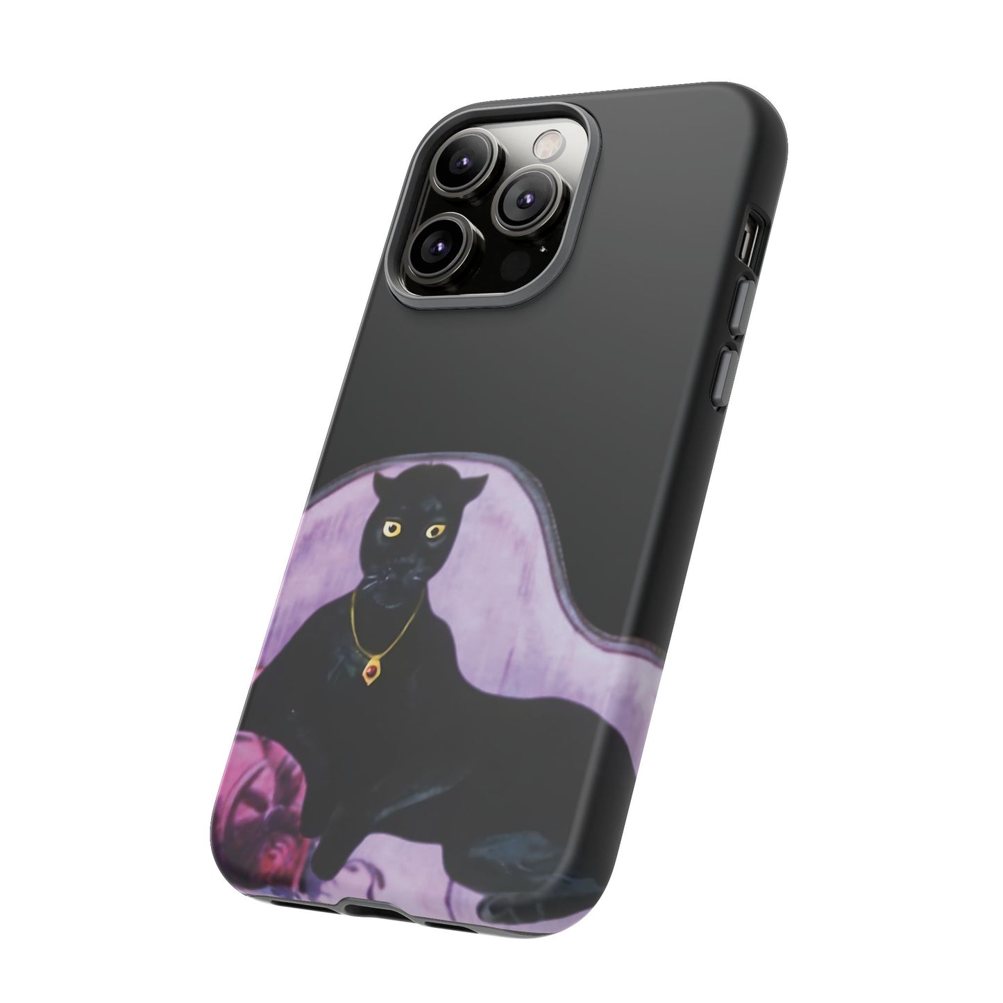 Haunted Mansion Panther Cat Lady Phone Case IPhone and Galaxy