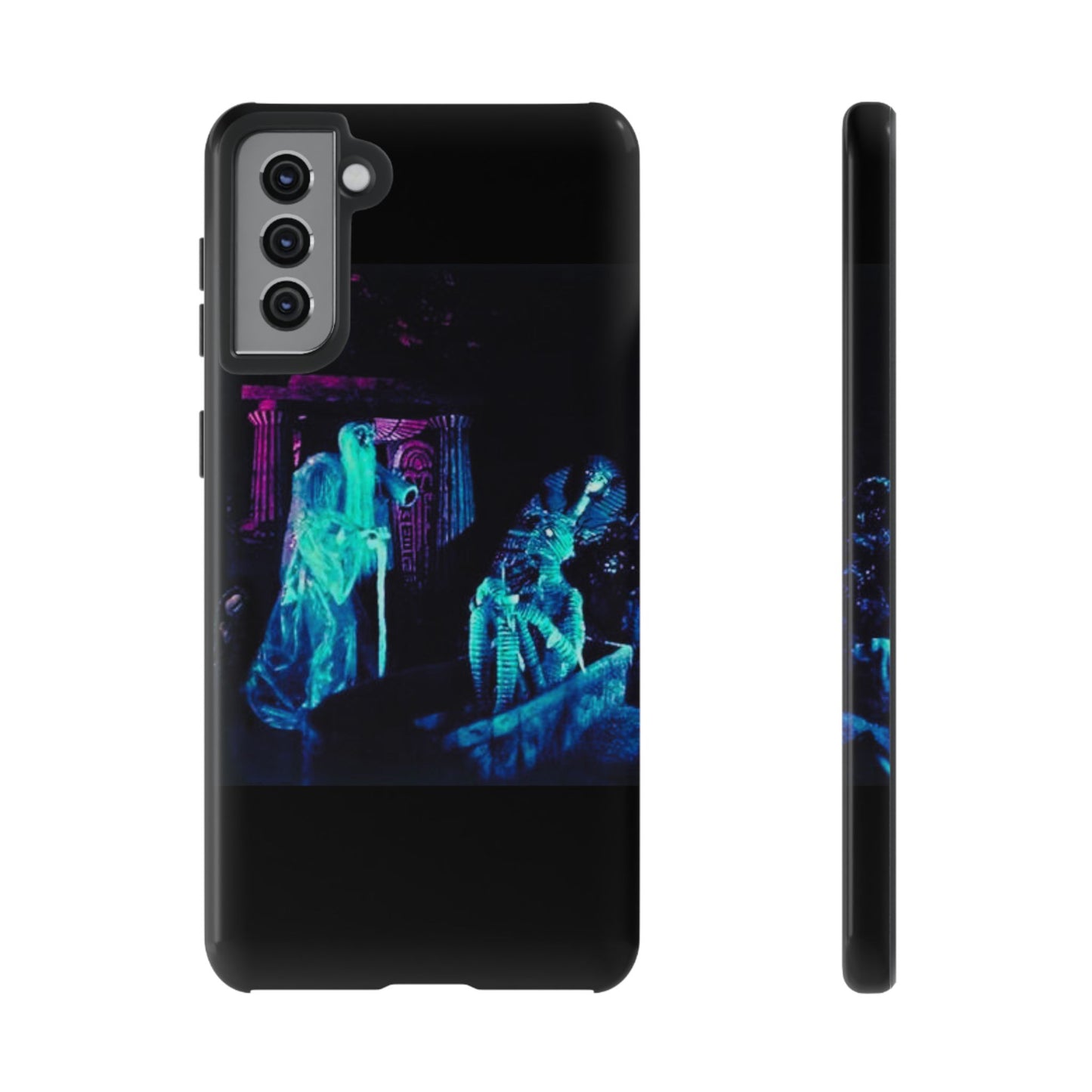 Haunted Mansion Mummy Scene Hard Phone Case for iPhone and Galaxy