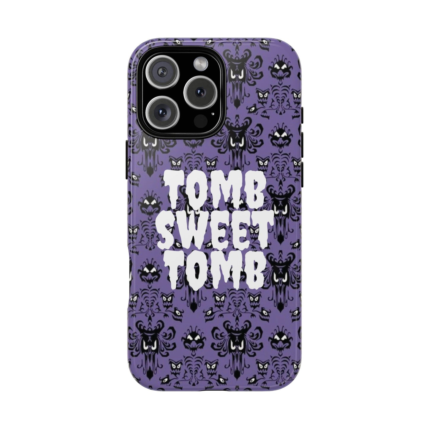 Phone Case - Disney Haunted Mansion Wallpaper Tomb Sweet Tomb