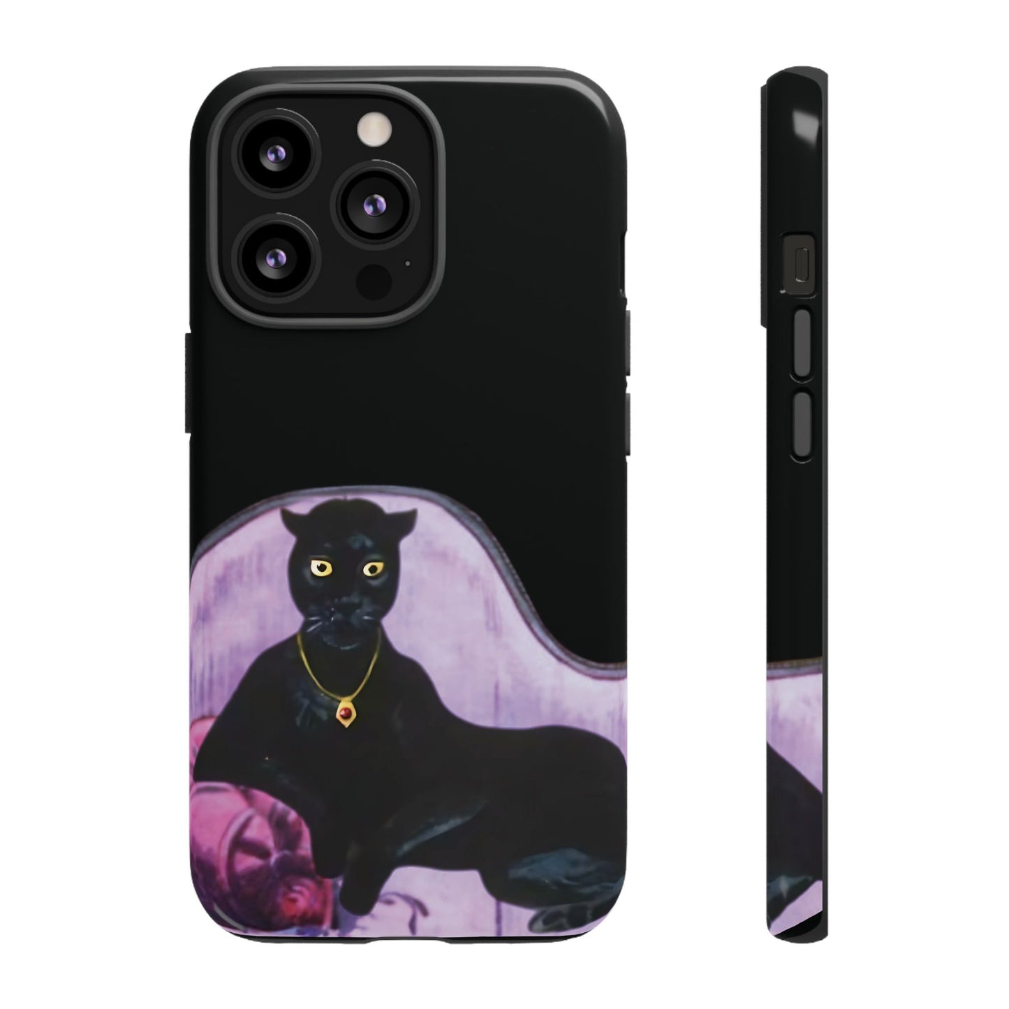 Haunted Mansion Panther Cat Lady Phone Case IPhone and Galaxy