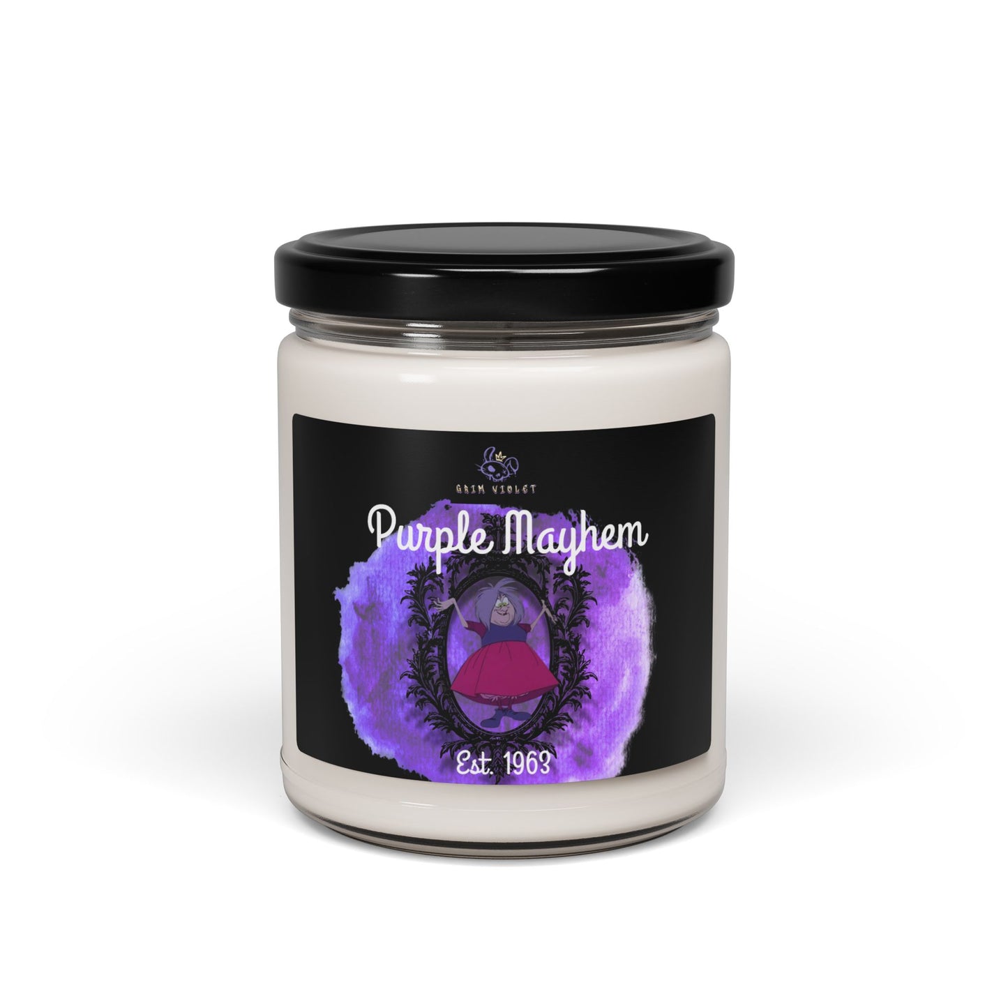 Soy Candle Madam Mim Purple Mayhem 9oz