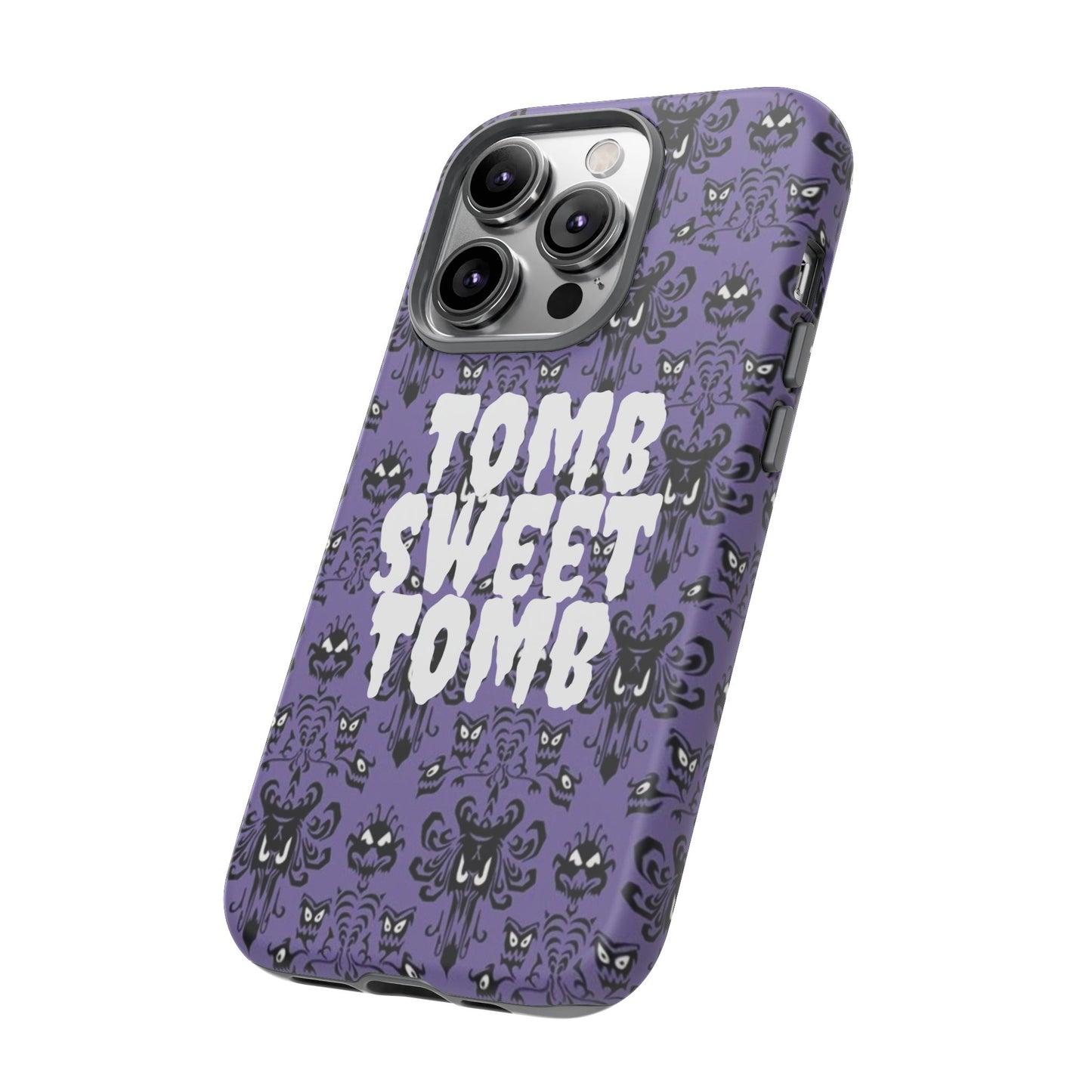 Phone Case - Disney Haunted Mansion Wallpaper Tomb Sweet Tomb