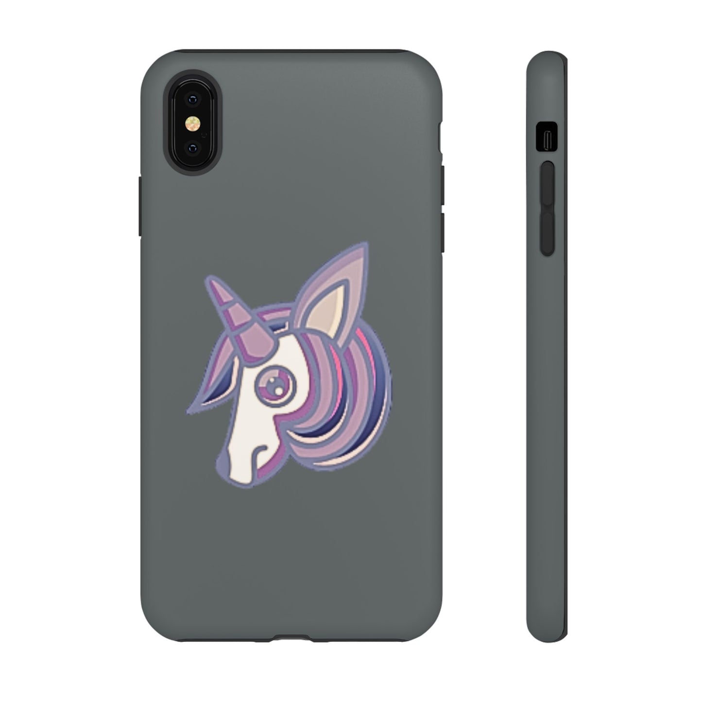 Gothic Unicorn Hard Phone Case for I Phone and Galaxy