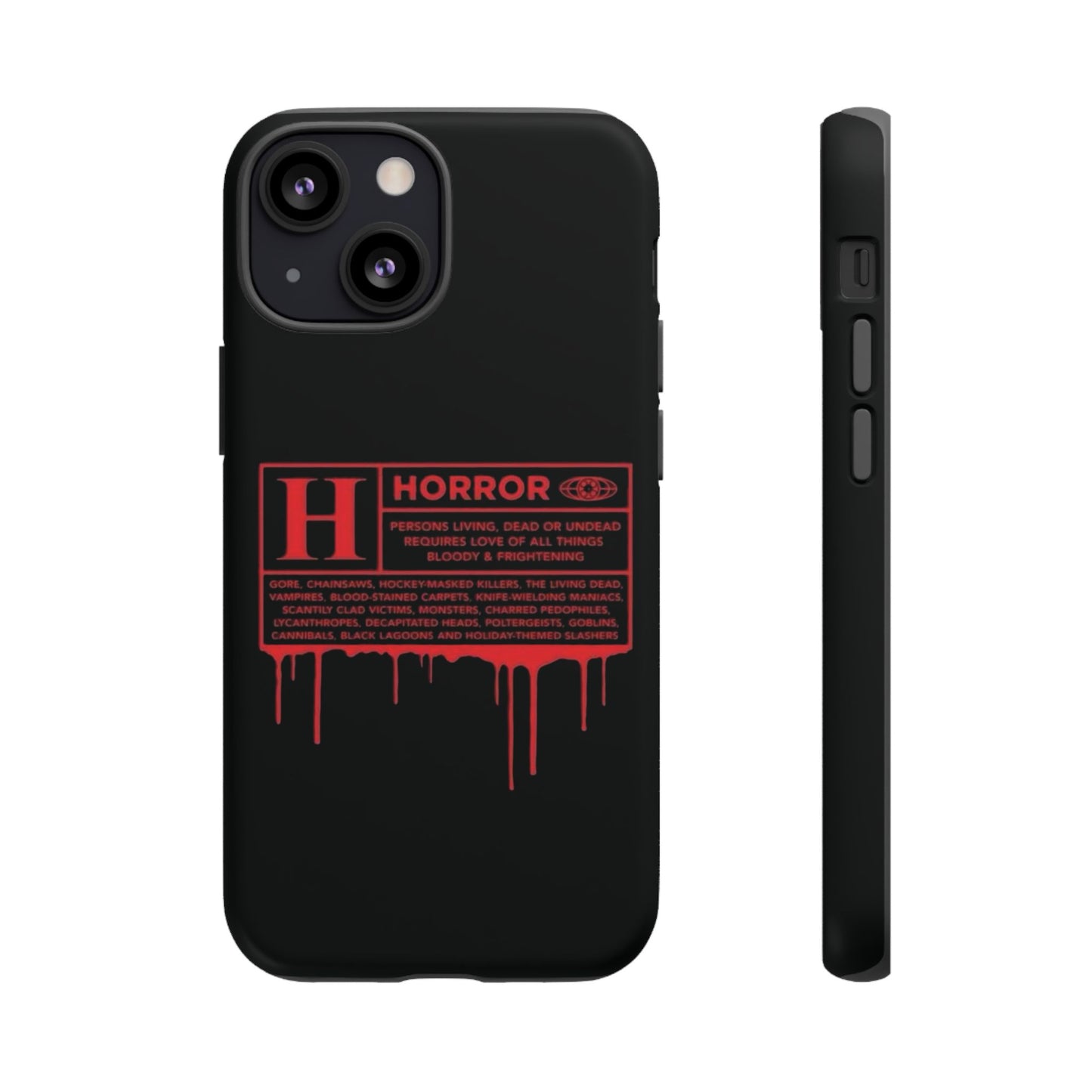 Horror Movie Rating Phone Case