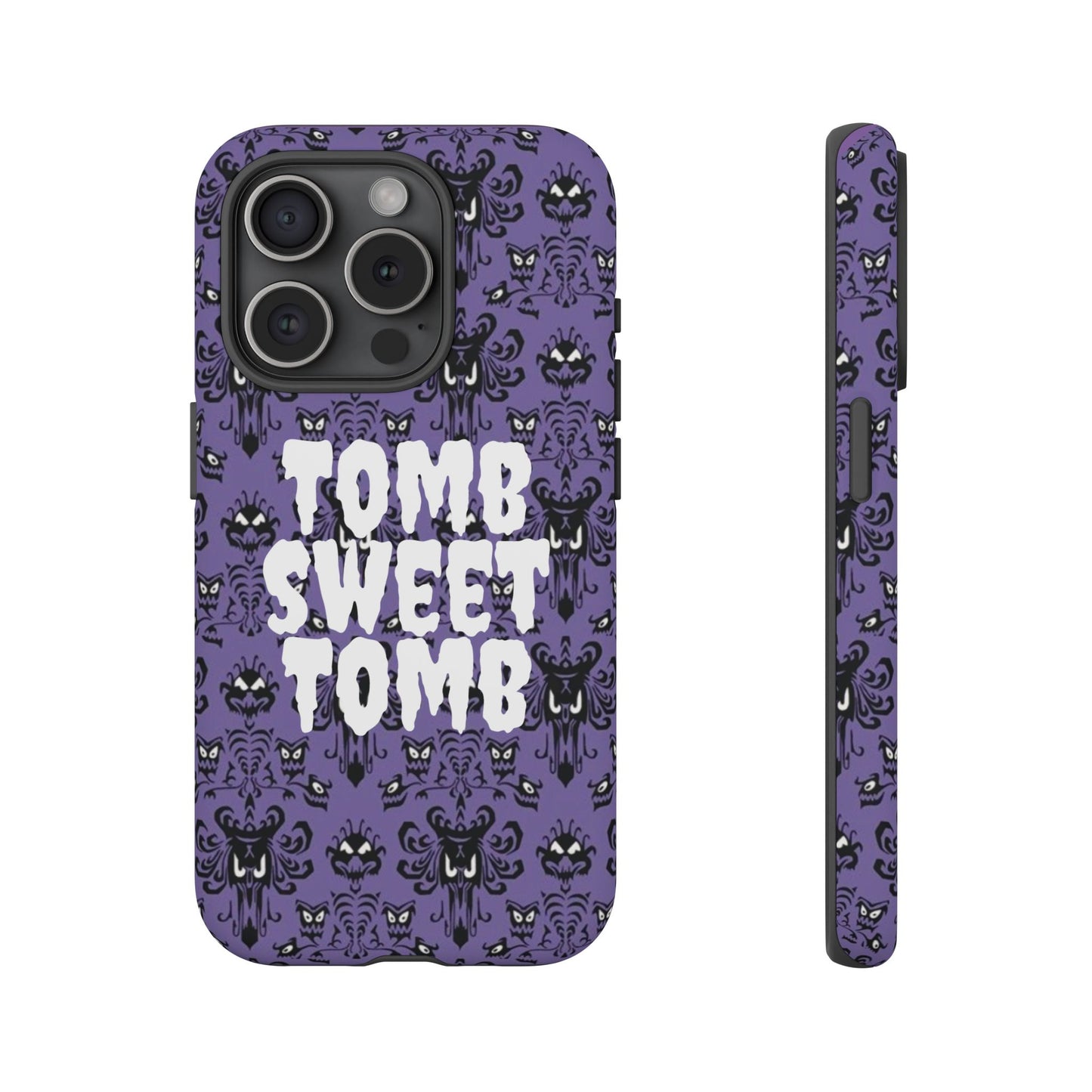 Phone Case - Disney Haunted Mansion Wallpaper Tomb Sweet Tomb